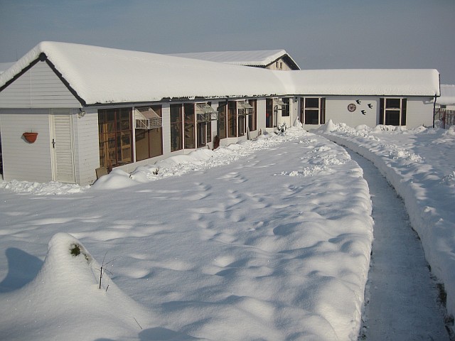 Pohlad na chov. zariadenie zima 2010